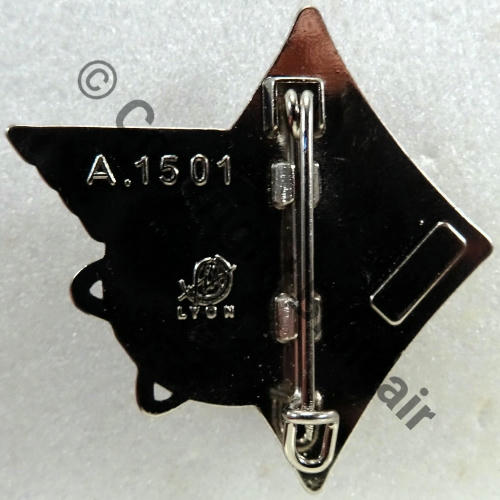 CDT ESPACE A1501 COSMOS 42.542 CENTRE OPS OBSERV MILIT OBJETS SPACIAUX  FIA LYON SIGLE Griffes et butees Dos lisse Src.cartonsenna 65Eur(x2) 